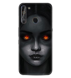 Casper Via X20 Kılıf Resimli Desenli Silikon Platinium Series Dark Woman 1887