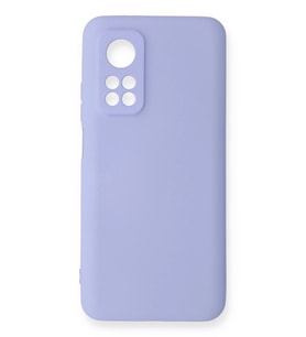Durukar® Mi 10T Kılıf Nano içi Kadife Silikon - Lila