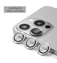 Binano Metal Ring Iphone 13 Pro/13 Pro Max Gri Kamera Koruyucu
