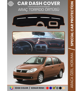 RENAULT SYMBOL 2 ALİZE (2008-2013) Torpido Örtüsü Ön Göğüs Koruma Birebir Uyum
