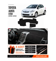 TOYOTA AURIS E150 (2006-2012) Uyumlu Torpido Örtüsü Torpido Kılıfı - Siyah