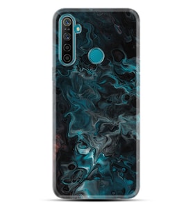 Realme 5i 5 Pro 6i 7 Pro 8 Kılıf Desemli Silikon Colorful Abstract 1384