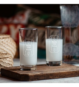 Erkek Arkadaşa Yılbaşı Hediyesi 2'li Rakı Bardağı