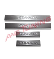 TToyota Corolla Krom Kapı Eşiği Tk 2013 Üzeri Paslanmaz Çelik