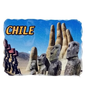 Şili Temalı Kırık Magnet (Karışık)