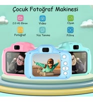 Mini Retro Fotoğraf Makinesi Çocuk İçin Vintage 1080P SD Kart Girişli HD 2.0 İnc Ekran Video Kamera