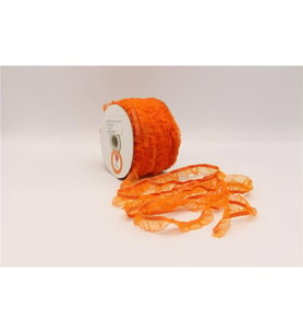 Fırfırlı Lastikler 18 mm Genişlik - 25 mt Turuncu