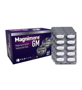 Magnimore GM Magnezyum İçeren Takviye Edici Gıda 60 Tablet
