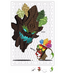 Maokai Mascara Crash Puzzle 240 Parça Yapboz