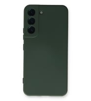Newface Samsung Galaxy S23 Plus Kılıf Nano içi Kadife Silikon - Koyu Yeşil