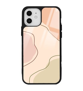 iPhone 12 Nude Colors Tasarımlı Glossy Telefon Kılıfı