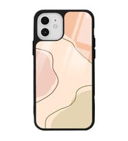 iPhone 12 Nude Colors Tasarımlı Glossy Telefon Kılıfı