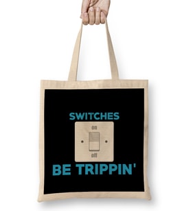 Professional Electrician Switches Be Trippin Pun Bez Çanta Uzun Saplı