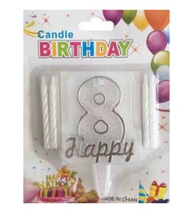 MUM 8 YAŞ HAPPY YAZILI GÜMÜŞ PK:1-1-