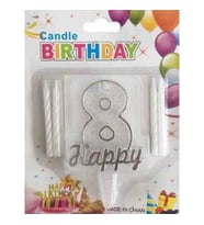 MUM 8 YAŞ HAPPY YAZILI GÜMÜŞ PK:1-1-