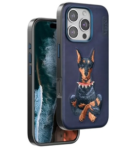Iphone 16 Perma Desenli Kapak - Lacivert