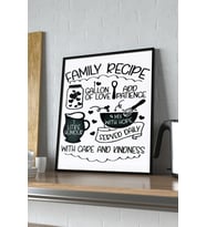 Siyah Çerçeveli Tablo Modern Sanatsal  Dekorasyon Ev Dekoru Tekli Çerçeve  Abstract ÖZC-413-Siyah