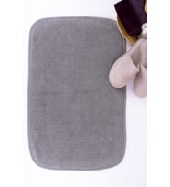 %100 Pamuk Microcotton Banyo Paspası (Gri)
