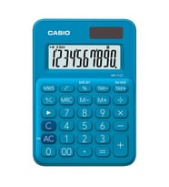 CASIO MS-7UC 10 HANE MAVİ MASAÜSTÜ HESAP MAKİNESİ