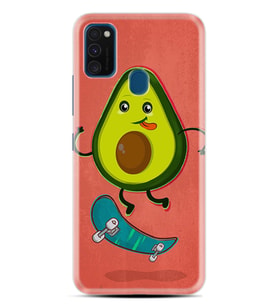 Samsung M21 M22 M23 M30 M31S M32 Kılıf Desenli Silikon Avokado Skate 1741
