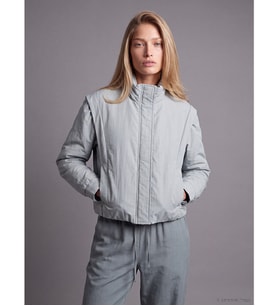 LCW Vision Mavi Dik Yaka Oversize Kadın Ceket