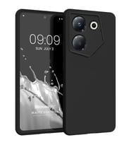 Microsonic Matte Silicone TECNO Camon 20 Pro 5G Kılıf Siyah