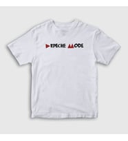 Presmono Unisex Çocuk Beyaz Delta Depeche Mode T-Shirt 139959tt (Beyaz)