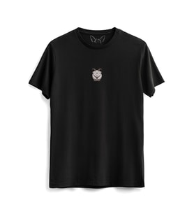  Animal Keçi Dijital Baskılı Siyah Tshirt