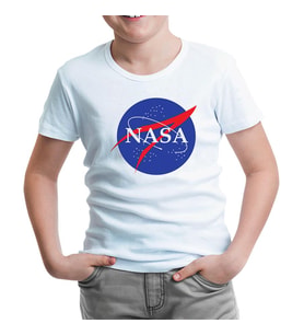 Nasa Beyaz Çocuk Tshirt