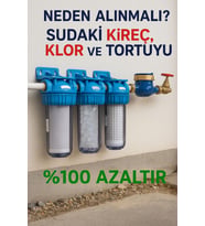 Bina Girişi 10" Filtrasyon Sistemi  Ana Giriş Su Filtresi  Temiz Ve Sağlıklı Su (FİLTRE DAHİL)