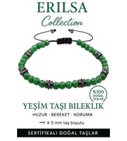 Sertifikalı İnce Model Fasetli Terahertz ve Yeşim Jade Taşı Bileklik – Enerji Dengeleyici (Çok Renkli)