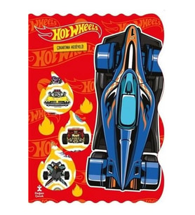 Hot Wheels Bol Bol Boya - Bol Bol Yapıştır Boyama Kitabı - Çıkartma Hediyeli!