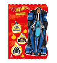 Hot Wheels Bol Bol Boya - Bol Bol Yapıştır Boyama Kitabı - Çıkartma Hediyeli!