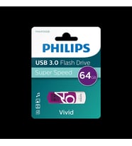 Phılıps Fm64fd00b, 64gb, Usb 3.0, Vivid, Mor, Flash Disk