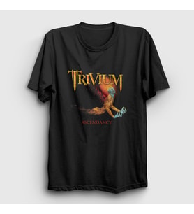 Presmono Unisex Siyah Ascendancy Trivium T-Shirt 178618tt
