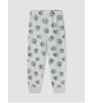 LCW Kids Gri Baskılı Erkek Çocuk Pijama Alt