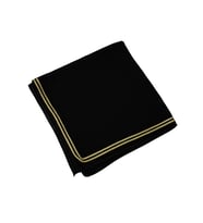 Enba Biyeli Medine İpeği Düz Renk Eşarp 100x100 cm – Şıklık ve Konfor (Siyah)