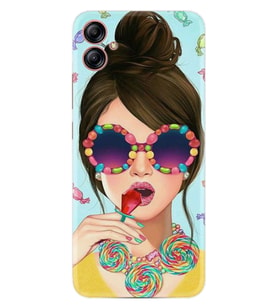 Samsung Galaxy A05 Kılıf Resimli Desenli Baskılı Silikon Sugar and Woman 1418