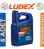 Lubex Primus EC 20W-50 3 Lt Dizel ve Benzinli Motor Yağı (6 Adet)