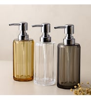 200 ml Sekizgen Akrilik Mika Sıvı Sabunluk (Şeffaf/Renkli)