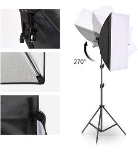 Softbox Tek Duy Sürekli Işık Seti Strobist Teklii Set 50x70 Softbox