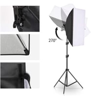 Softbox Tek Duy Sürekli Işık Seti Strobist Teklii Set 50x70 Softbox