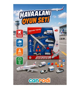 203743001 DickieToys, Havaalanı Oyun Seti