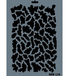 Rich New Seri N-116 Stencil 35x25 cm