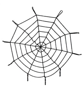 Halloween Cadılar Bayramı Örümcek Ağ Dekor Siyah 1.5 Metre