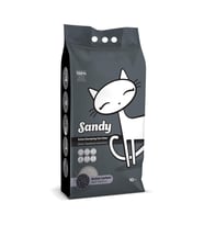 Sandy Aktiv Karbonlu Tozsuz Topaklanan Sodyum Bentonit Gri Kedi Kumu 10kg