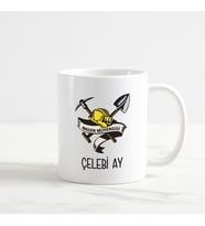 Maden Mühendisi Kupa Bardak (1. Tasarım) (Beyaz)