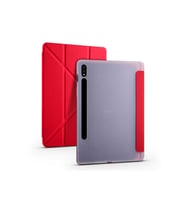 Samsung Galaxy Tab S7 T870 Uyumlu Kılıf Zore Tri Folding Kalem Bölmeli Standlı Kılıf