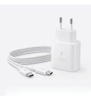 45W Süper Hızlı Şarj Adaptörü USB-C PD 3.0 PPS Fast Charger + 5A Type-C to Type-C Kablo (5668)