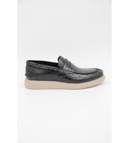 Freefoot 226825 Erkek Casual Ayakkabı - SİYAH CROCO DERİ
